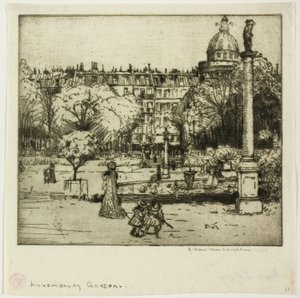 Luxemburg-Gärten, Paris von Donald Shaw MacLaughlan