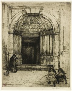 Portal von St. Germain-des-Prés von Donald Shaw MacLaughlan