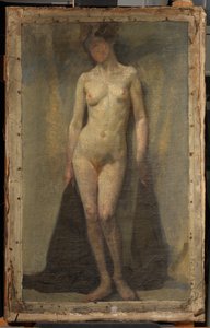 Stehender weiblicher Akt, um 1910