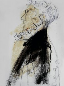 Abstrakte Profilschizze von Doris Schmitz
