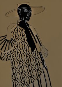Art Deco Modefrau von Doris Schmitz