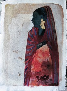 Elegantes afrikanisches Profil