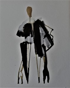 Elegante Modefigur von Doris Schmitz