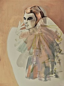 Elegantes Modeporträt
