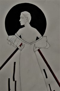 Elegante Mode-Silhouette von Doris Schmitz