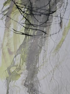Ätherische fließende Linien