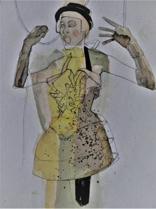 Ausdrucksvolle Modefigur von Doris Schmitz