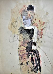 Ausdrucksstarke weibliche Figur
