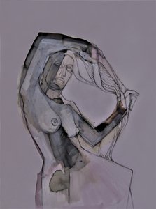 Ausdrucksstarke weibliche Figur von Doris Schmitz