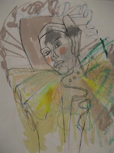 Expressives Frauenporträt