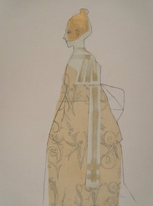 Goldenes Kimono-Profil