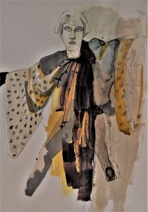Goldener Kimono-Stil von Doris Schmitz