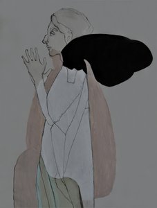 Betende Frau Profil