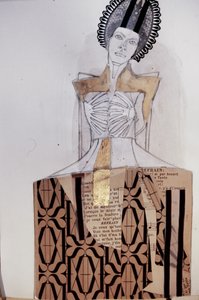Skelettierte Modefigur