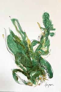 Abstrakter botanischer Fluss von Dorothy Fagan