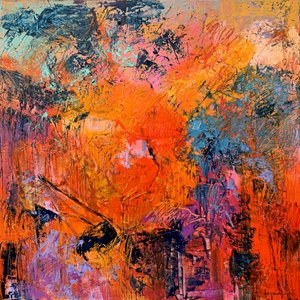 Dynamische Farbexplosion von Dorothy Fagan