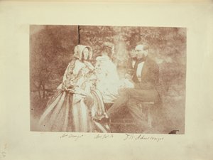 Gruppenporträt mit Mr. und Mrs. Adair Craigie, Mrs. James Brewster und Sir David Brewster