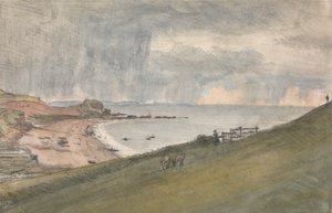 Budleigh, Salterton... Ein leichterer Weg, die Klippe hinunterzusteigen von Dr. William Crotch