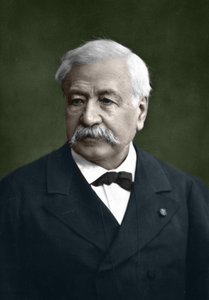 Porträt von Ferdinand de Lesseps (1805 - 1894). Fotografie von Dragon.