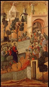 Maestà: Einzug in Jerusalem