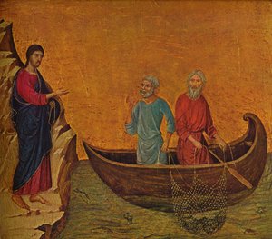 Die Berufung der Apostel Petrus und Andreas, 1308-1311