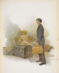Ein Eisenbahnportier von Dudley Hardy