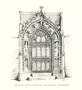 Kapitelhaus-Tür, Rochester Cathedral von Duncan Moul