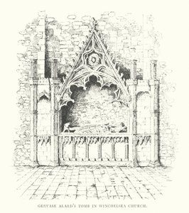 Gervase Alards Grab in der Kirche von Winchelsea von Duncan Moul