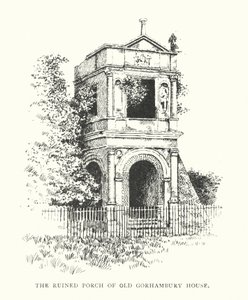 Die Ruinierte Veranda des alten Gorhambury Hauses von Duncan Moul