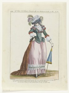Gallerie des Modes et Costumes Francais, 1787: La Belle Omphale von Dupin