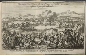 Eine Schlacht mit der Armee von Wilhelm III.