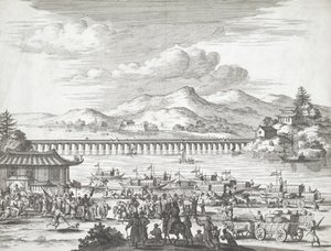 Brücke über den Jangtse-Fluss
