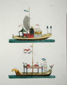 Chinesische Zierboote, aus 