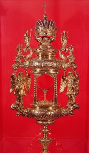Monstranz, mit dem Haarlem-Marke für 1764 und möglicherweise dem Herstellermarke, ein durchbrochenes Rauten von Dutch School