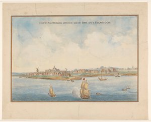 Neu-Amsterdam und Manhattan, ca. 1660