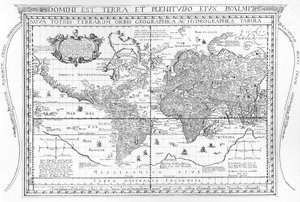 Nova Totius Terrarum Orbis Geographica Ac Hydrographica Tabula, 1642