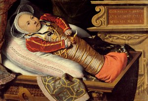 Porträt von Cornelia Burch im Alter von 2 Monaten