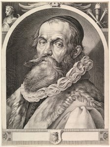 Porträt von Hendrick Goltzius, veröffentlicht 1617