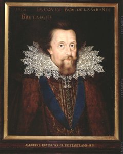 Porträt von James I., König von England, 1614