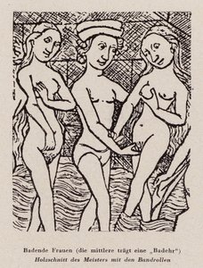 Frauen beim Baden von Dutch School