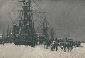 Eroberung einer niederländischen Flotte durch Husaren der Französischen Republik, Januar 1795, 1896