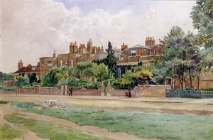 Wrens und Faradays Häuser in Hampton Court von E.H. Fitchew