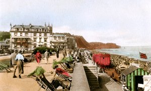East Cliff Promenade, Teignmouth, Devon, frühes 20. Jahrhundert