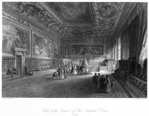 Halle des Rates der Fünfhundert, Venedig, Italien von E. Challis