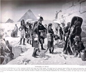 Napoleon in Ägypten, Illustration aus 