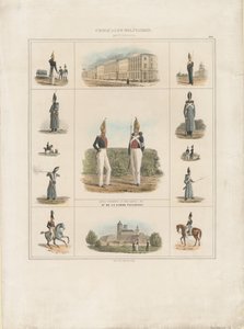 Das Pavlovsky-Garde-Regiment, 1840