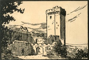Abbaye De Montmajour - Die alte Abtei von Montmajour von E Laget