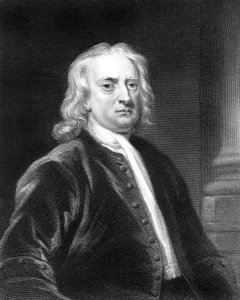 Isaac Newton, englischer Mathematiker, Astronom und Physiker, 1818