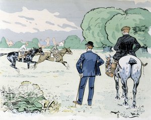 Reiten - Zeichnung von Thelem