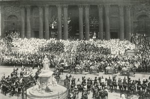 Die Zeremonie in St. Pauls, London, 1897 von E. and S. Woodbury